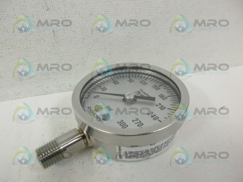 ASHCROFT 251009SW02L-300#-XLJLL PRESSURE GAUGE 0-300 PSI NSMP