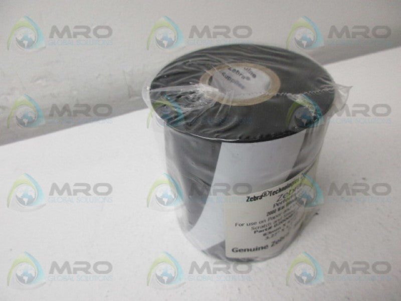 ZEBRA 02000BK08345 BLACK WAX RIBBON  NSMP