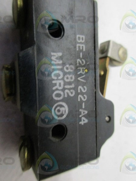 MICRO SWITCH BE-2RV22-A4 LIMIT SWITCH  UNMP