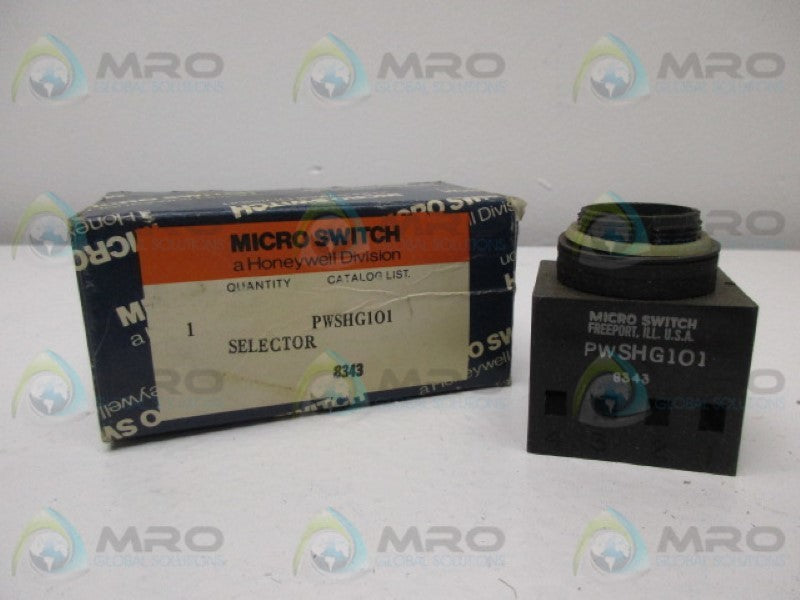 MICRO SWITCH PWSHG101 SELECTOR SWITCH BASE  NSMP
