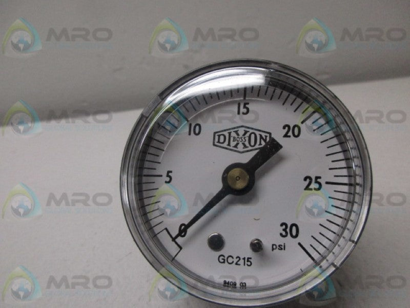DIXON  GC610 PRESSURE GAUGE 0-60 PSI   NSMP