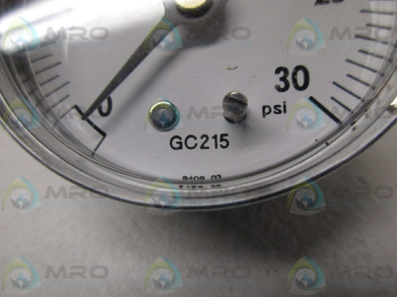 DIXON  GC610 PRESSURE GAUGE 0-60 PSI   NSMP
