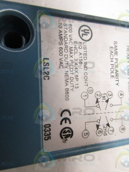 MICRO SWITCH LSL2C 600VAC 10A NSNP