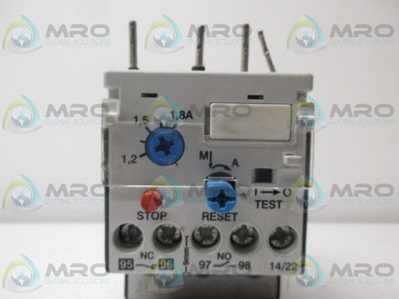 AUTOMATION DIRECT RTD32180 THERMAL OVERLOAD RELAY 1.2-1.8A  UNMP