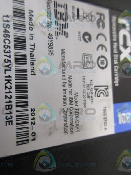 IBM 49Y9895 RDX-CART DATA CARTRIDGE  NSNP