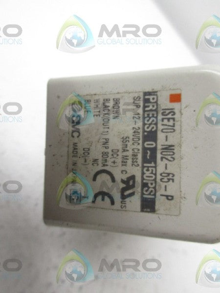SMC 1SE70-N02-65-P PRESSURE SWITCH  UNMP