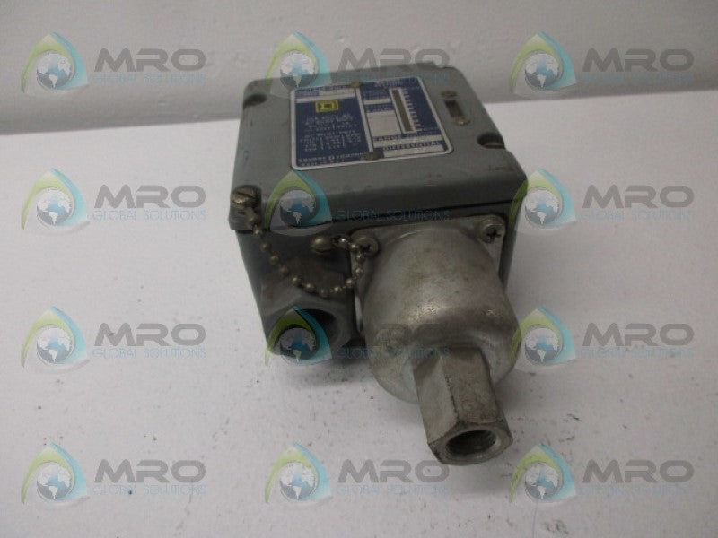 SQUARE D 9012-ACW29 PRESSURE SWITCH 10-250 PSI  UNMP