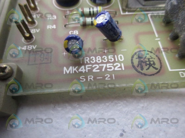 CIRCUIT BOARD MK4F27521 TR383510  UNMP