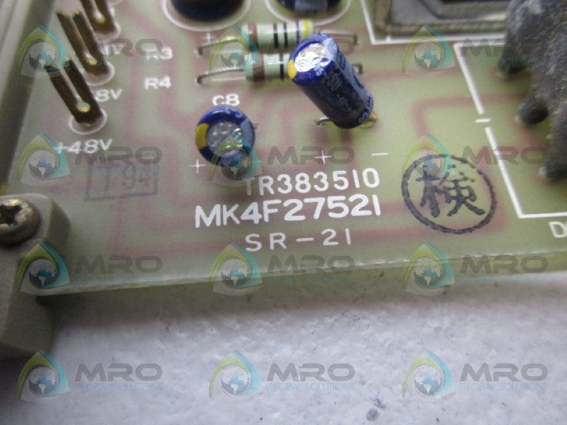 CIRCUIT BOARD MK4F27521 TR383510  UNMP