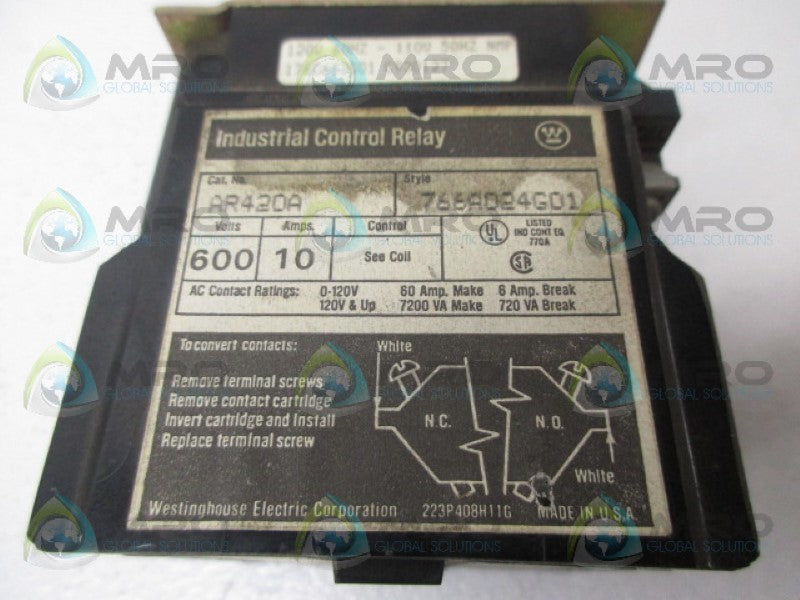 WESTINGHOUSE AR420A  UNMP
