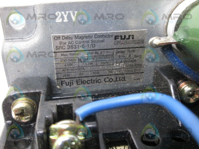 FUJI ELECTRIC SRC3631-5-1/D MAGNETIC CONTACTOR  UNMP