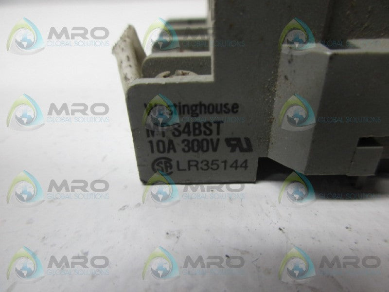 WESTINGHOUISE MPS4BST RELAY SOCKET  UNMP