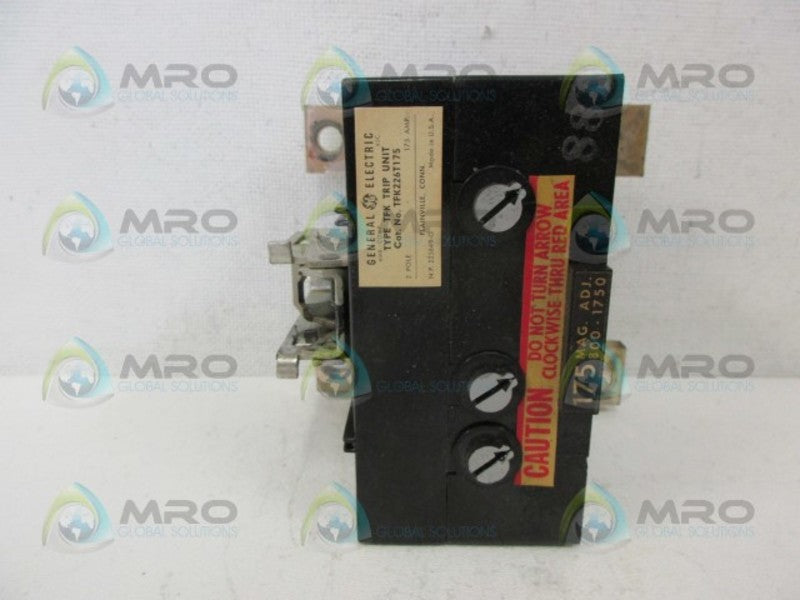 GENERAL ELECTRIC TFK226T225 2POLE 225AMP TRIP UNIT NSMP