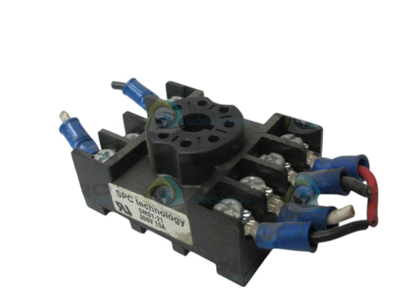 SPC TECHNOLOGY SMS1-21 RELAY BASE SOCKET  UNMP