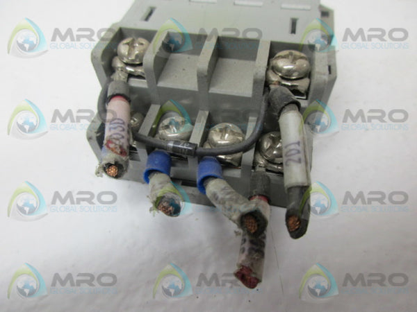 SQUAR D 8501-NR34 RELAY BASE SOCKET  UNMP