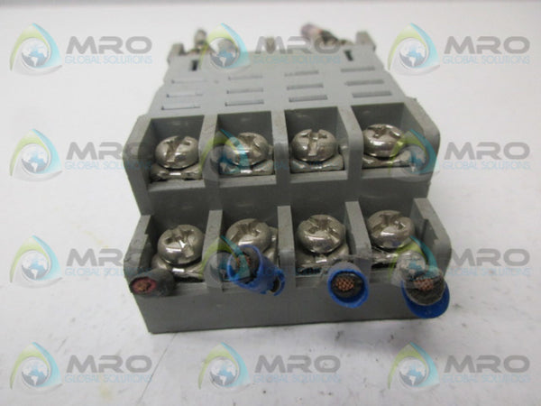 SQUAR D 8501-NR34 RELAY BASE SOCKET  UNMP