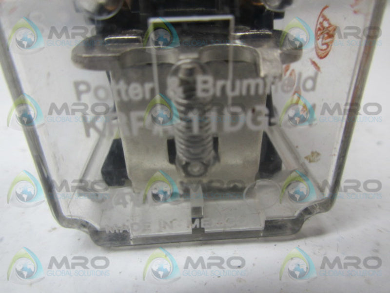 POTTER & BRUMFIELD KRP-14DG-24 RELAY 24VDC  UNMP