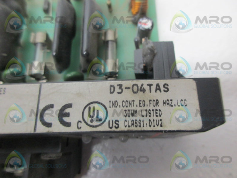 AUTOMATION DIRECT D3-04TAS OUTPUT MODULE  UNMP