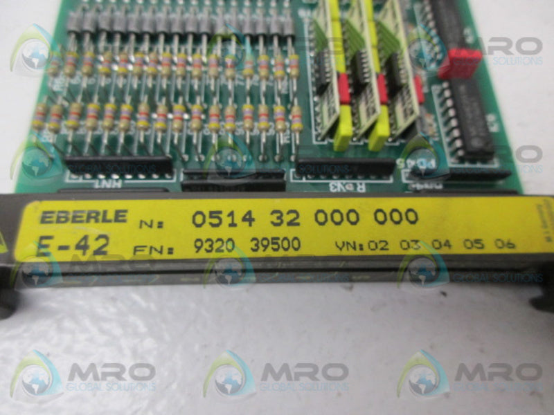 EBERLE 051432000000 INPUT MODULE BOARD  NSNP