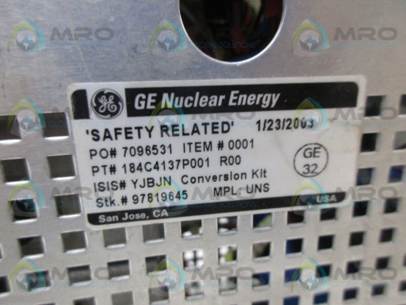 GENERAL ELECTRIC 184C4137P001 POWER SUPPLY  UNMP