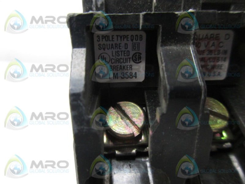 SQUARE D Q0B315 CIRCUIT BREAKER  UNMP