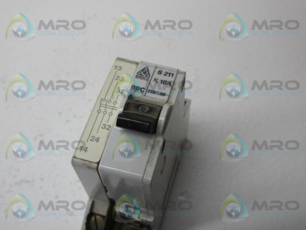 STOTZ S211-XI0A CIRCUIT BREAKER  UNMP