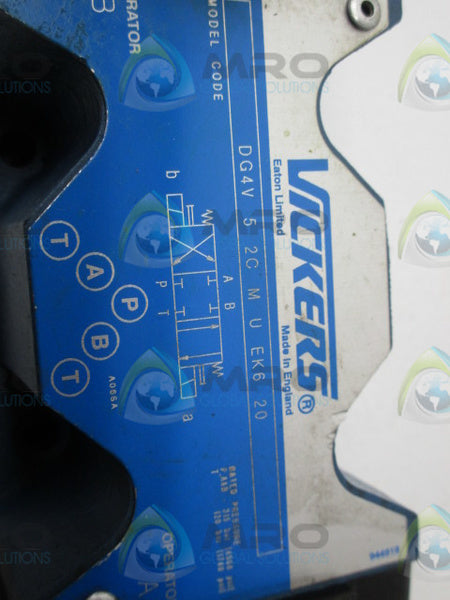 VICKERS DG4VS2CMUEK620 DIRECTIONAL VALVE  UNMP