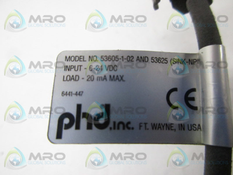 PHD 53605-1-02-5 CABLE  UNMP
