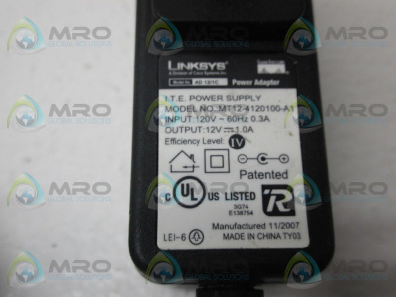 LINKSYS MT12-4120100-A1 POWER SUPPLY  NSNP