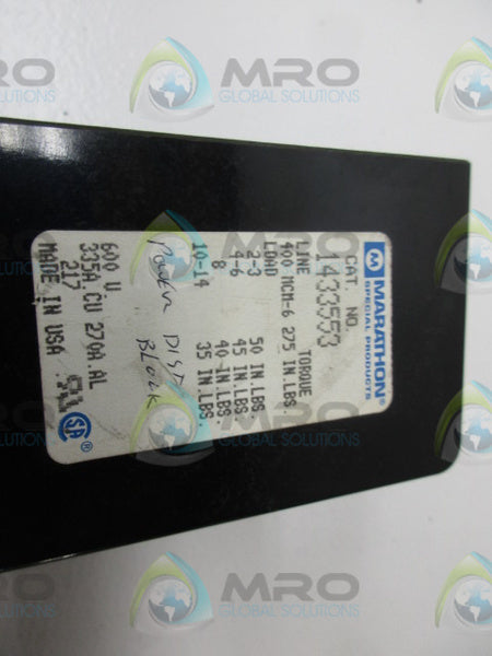 MARTHON 1433553 TERMINAL BLOCK  UNMP