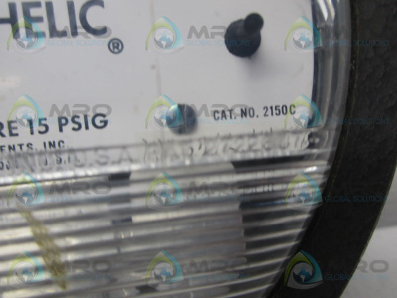 DWYER 2150C WATER GAUGE 0-150PSI (AS PICTURED)  UNMP