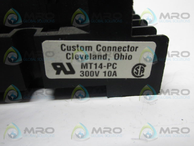 CUSTOM CONNECTOR MT14-PC RELAY SOCKET  NSNP