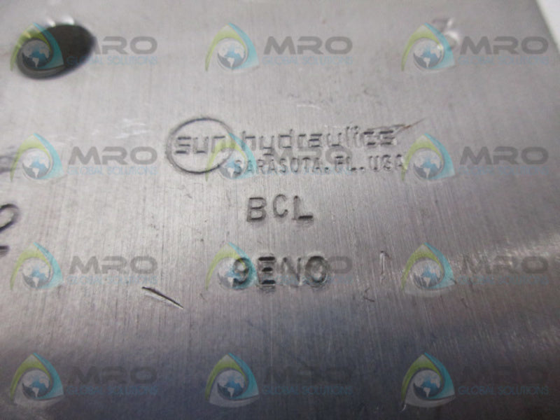 SUN HYDRAULICS BCL 9EN0 HYDRUALIC VALVE  UNMP