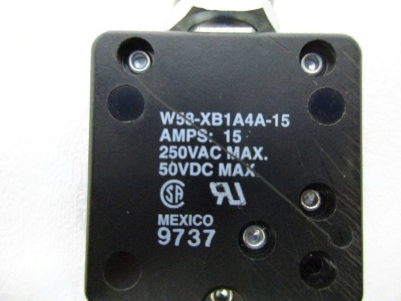 POTTER & BRUMFIELD W58-XB1A4A-15 CIRCUIT BREAKER 15A  UNMP