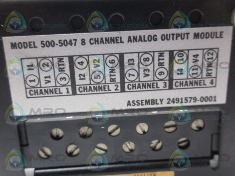 SIEMENS 500-5047 CONNECTOR ASSEMBLY  UNMP