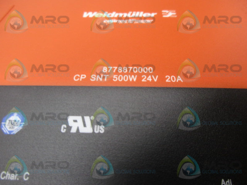 WEIDMULLER 8778870000 POWER SUPPLY  NSNP