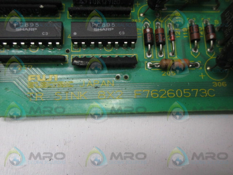 FUJI ELECTRIC TR SINK 8X2 F76260573C CIRCUIT BOARD  UNMP
