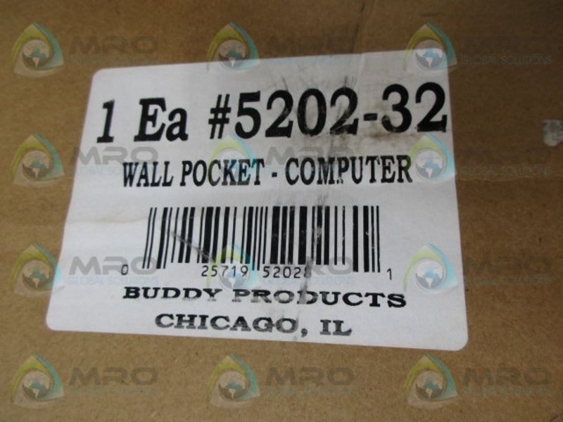 BUDDY PRODUCTS 5202-32 WALL POCKET  NSMP