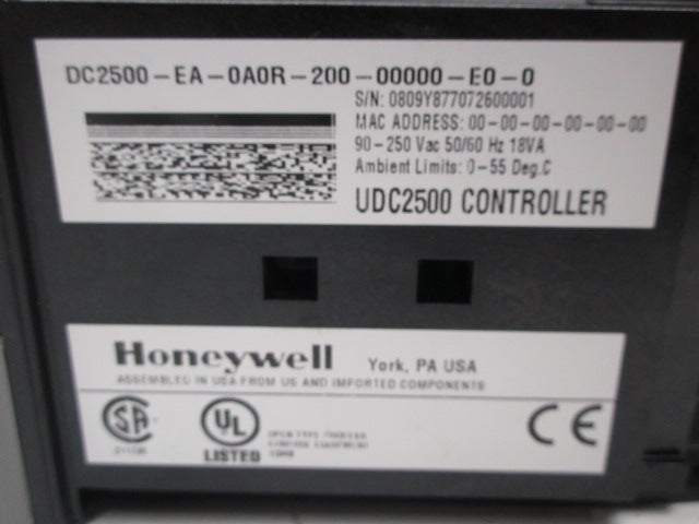 HONEYWELL UDC2500 DC2500-EA-0A0R-200-000000-E0-0 CONTROLLER  NSMP