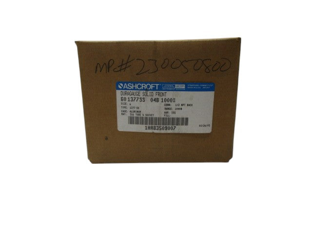 ASHCROFT 601377SS04B-1000# 0-1000 PSI  NSFS