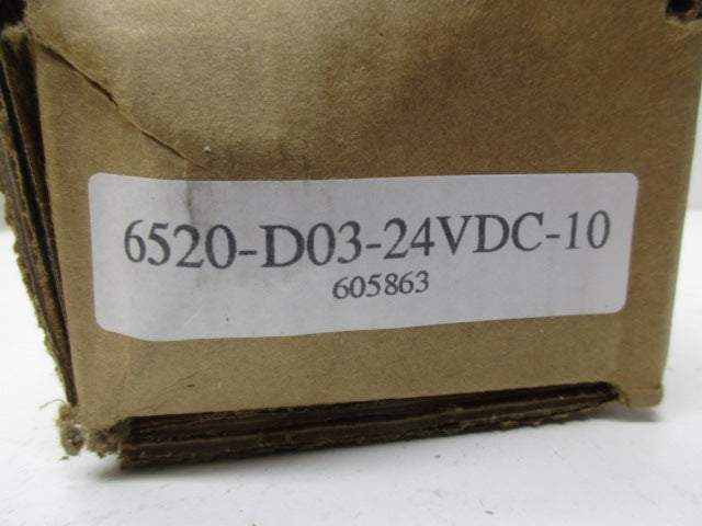DYNEX 6520-D03-24VDC-10 DIRECTIONAL CONTROL VALVE * FACTORY SEALED *