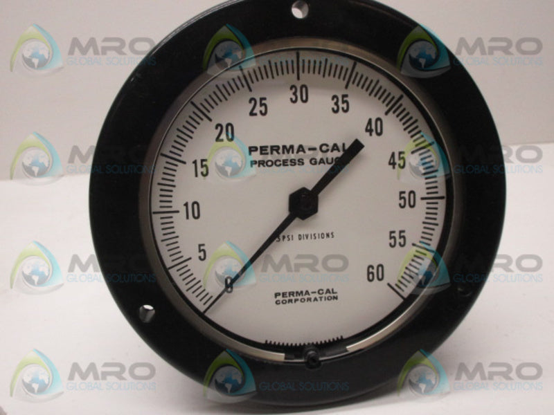 PERMA-CAL 111F1B03A03 PERSSURE GAUGE 0-60 PSI  NSMP