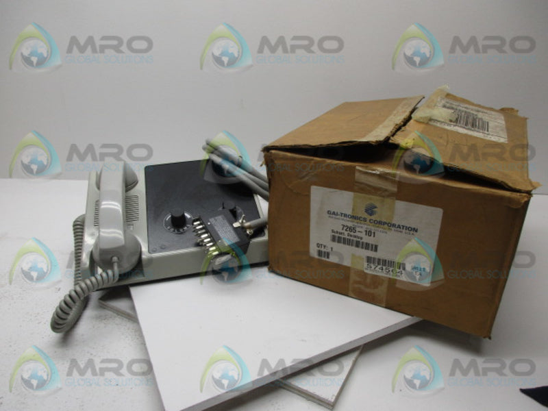 GAI-TRONICS 7265-101 PAGE PARTY LINE COMMUNICATION  NSMP