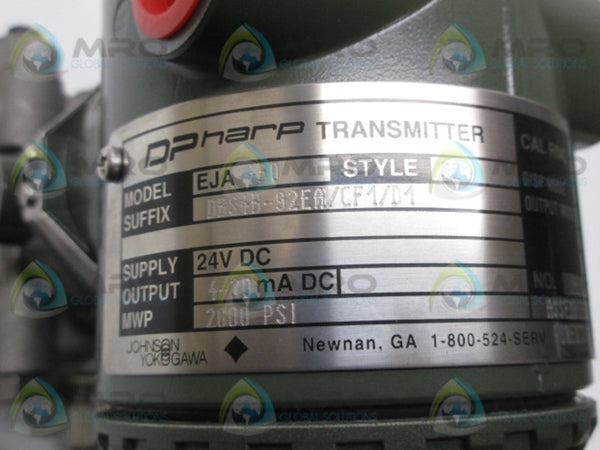 YOKOGAWA EJA430-DBS4B-92EA/CF1/D1-S2 PRESSURE TRANSMITTER  NSNP