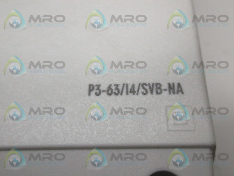 KLOCKNER MOELLER P3-63/I4/SVB-SW-NA DISCONNECT (AS PICTURED)  NSMP