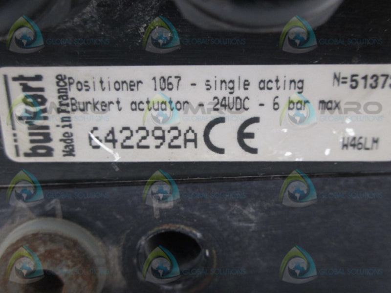 BURKERT 642292A SINGLE ACTING ACTUATOR  UNMP
