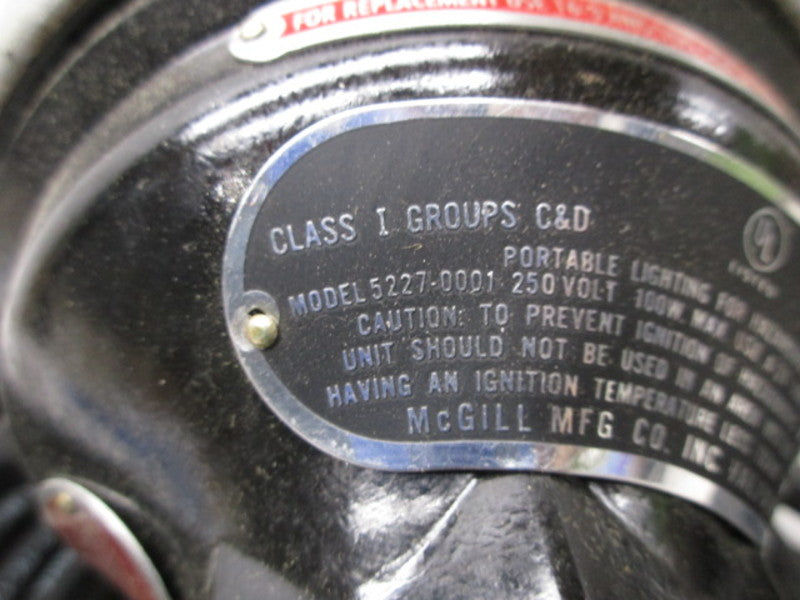 MCGILL 5227-0001 EXPLOSION PROOF LAMP  NSNP