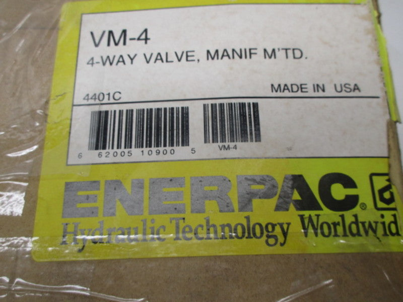 ENERPAC VM-4 4-WAY VALVE  NSMP