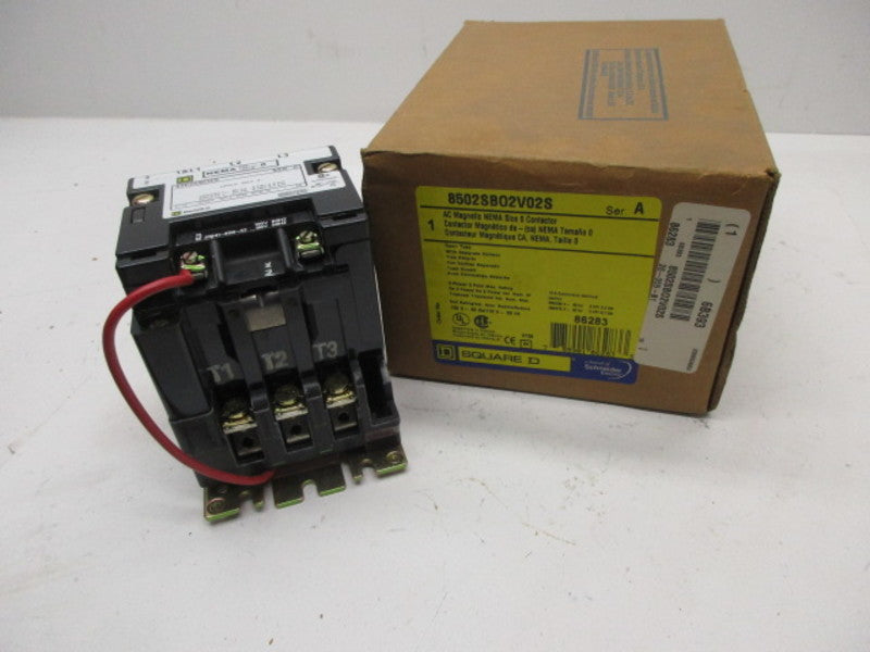 SQUARE D 8502SB02V02S NEMA 0 CONTACTOR  NSMP