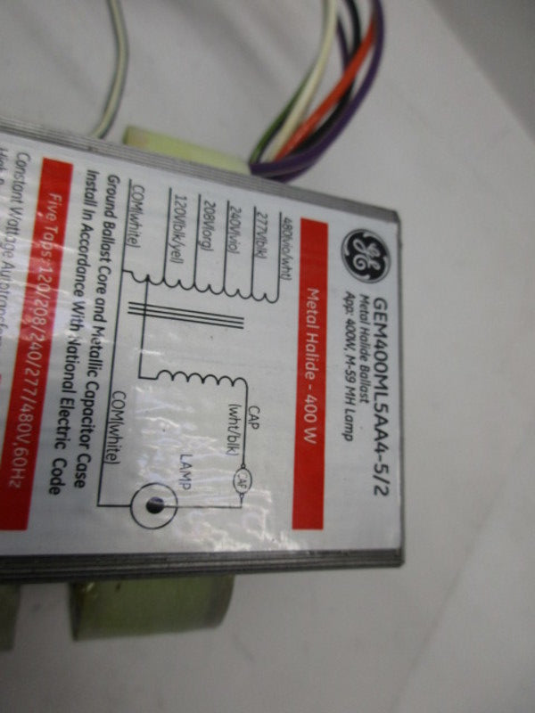 GENERAL ELECTRIC GEM400ML5AA4-5/2 NSMP